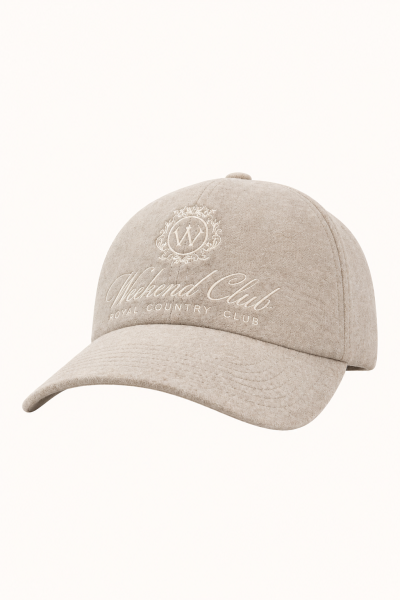 КЕПКА WEEKEND CLUB WOOL | BEIGE