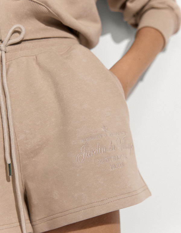 ШОРТИ JARDIN DU VILLAGE / Washed Sand