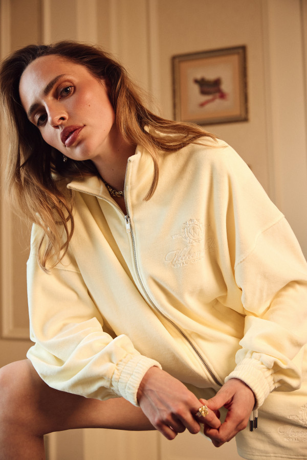 КОСТЮМ VELOUR | BUTTER YELLOW / MILK