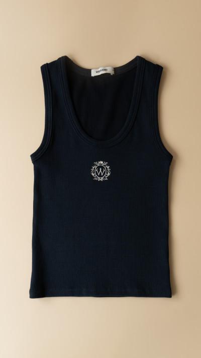 МАЙКА У РУБЧИК | NAVY BLUE / MILK