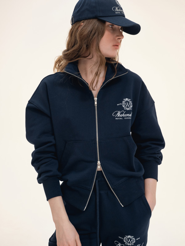 ДАБЛ ЗІП| NAVY BLUE / MILK