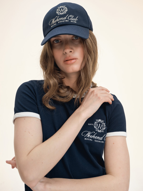 КЕПКА WEEKEND CLUB | NAVY BLUE / SAND