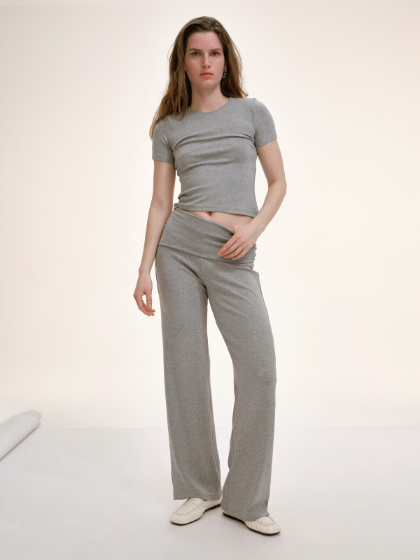ФУТБОЛКА ВІСКОЗНА SLIM| GREY 