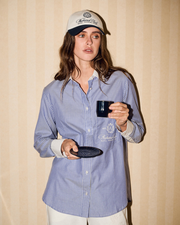 СОРОЧКА WEEKEND CLUB Blue Stripe