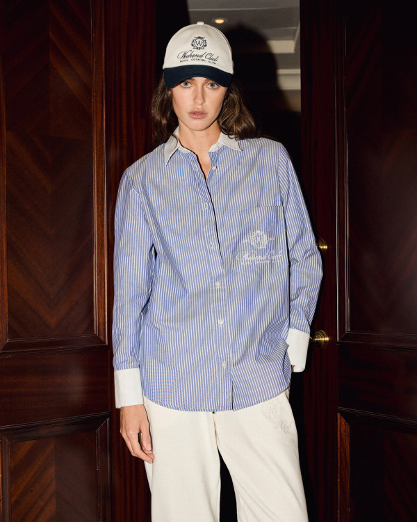 СОРОЧКА WEEKEND CLUB Blue Stripe