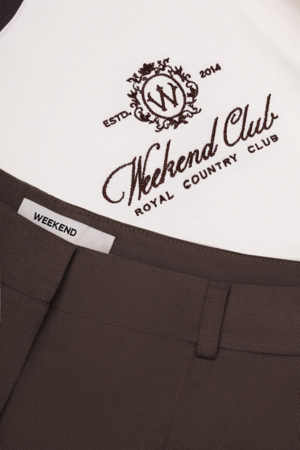 Лонгслів WEEKEND CLUB Milk Brown