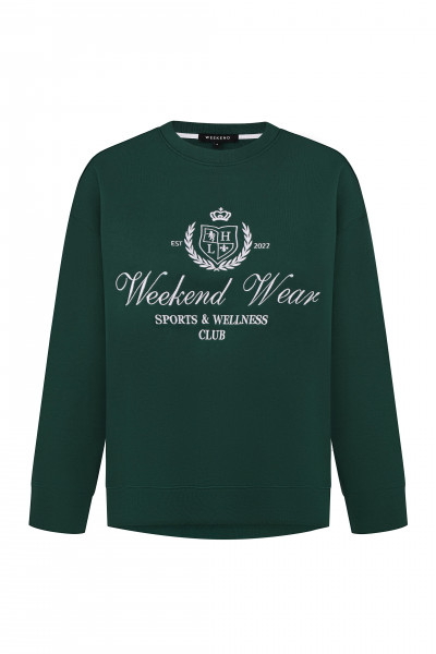 СВІТШОТ WEEKEND WEAR Green/Milk