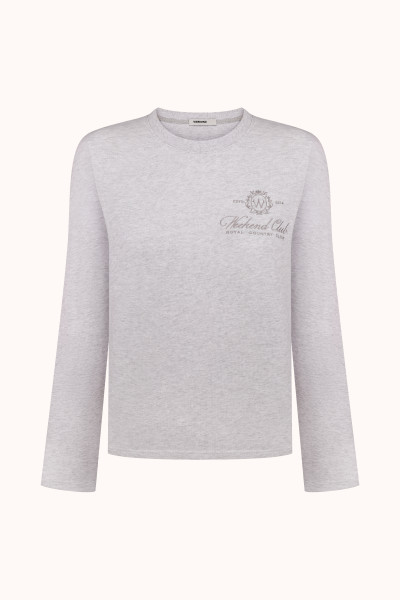 Лонгслів WEEKEND CLUB Light Heather Grey