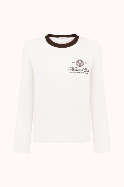 Лонгслів WEEKEND CLUB Milk Brown