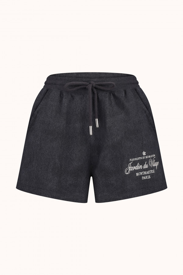 ШОРТИ JARDIN DU VILLAGE / Washed Black