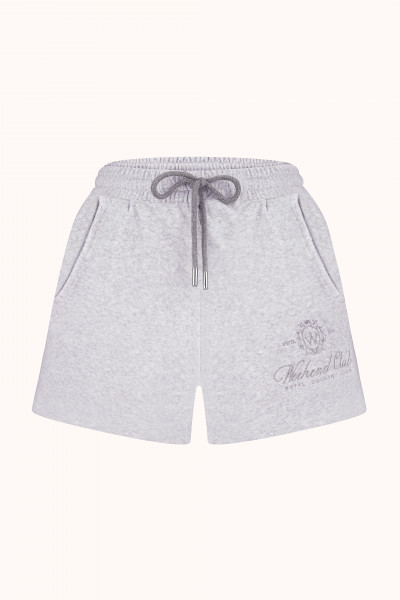 ШОРТИ WEEKEND CLUB ВЕЛЮРОВІ / Soft Grey Velour