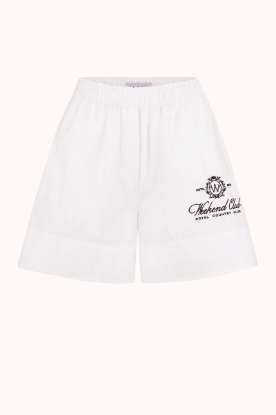  Шорти WEEKEND CLUB Бавовняні White / Navy Blue