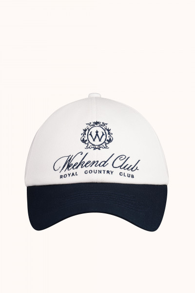 Кепка WEEKEND CLUB / Off-white & Navy