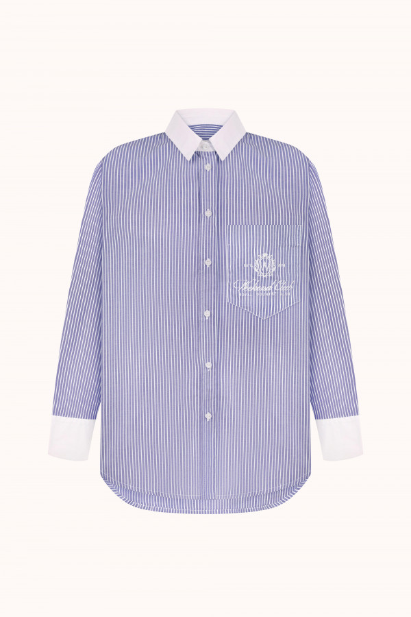 СОРОЧКА WEEKEND CLUB Blue Stripe