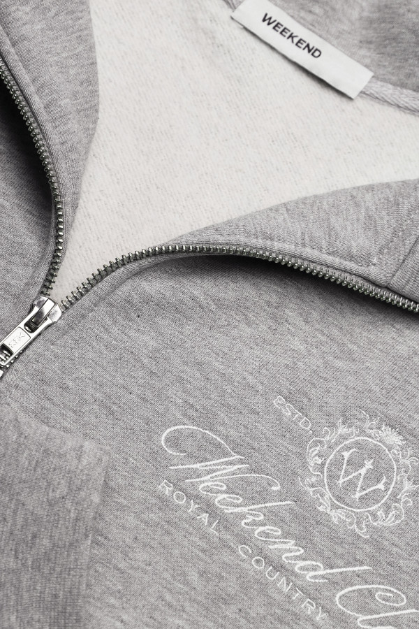 ЗІП ХУДІ УТЕПЛЕНЕ WEEKEND CLUB  Mid Grey