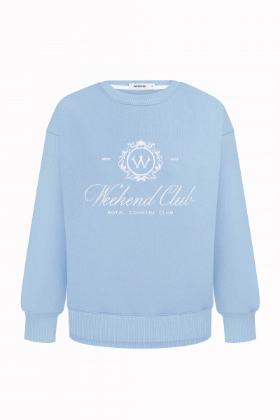 СВІТШОТ УТЕПЛЕНИЙ WEEKEND CLUB Light Blue 