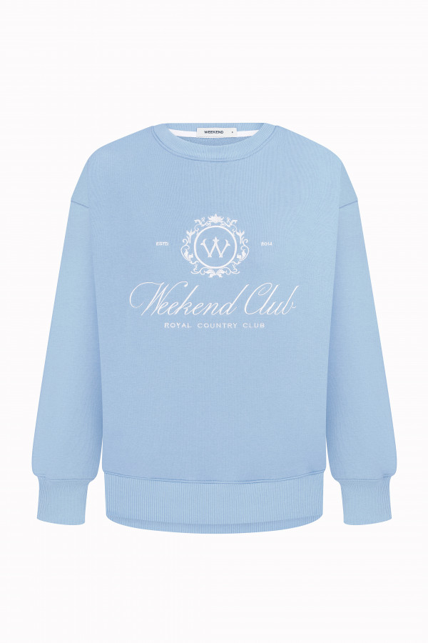 СВІТШОТ УТЕПЛЕНИЙ WEEKEND CLUB Light Blue 