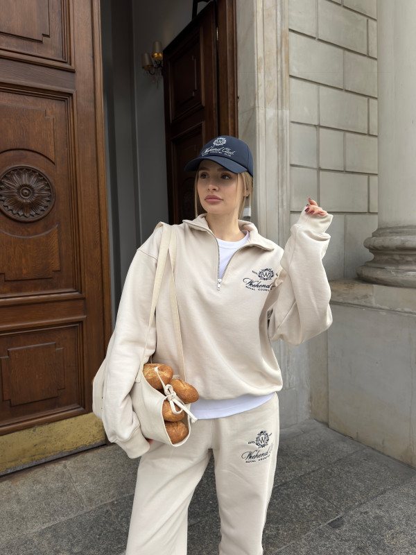 КОСТЮМ WEEKEND CLUB | SAND / NAVY