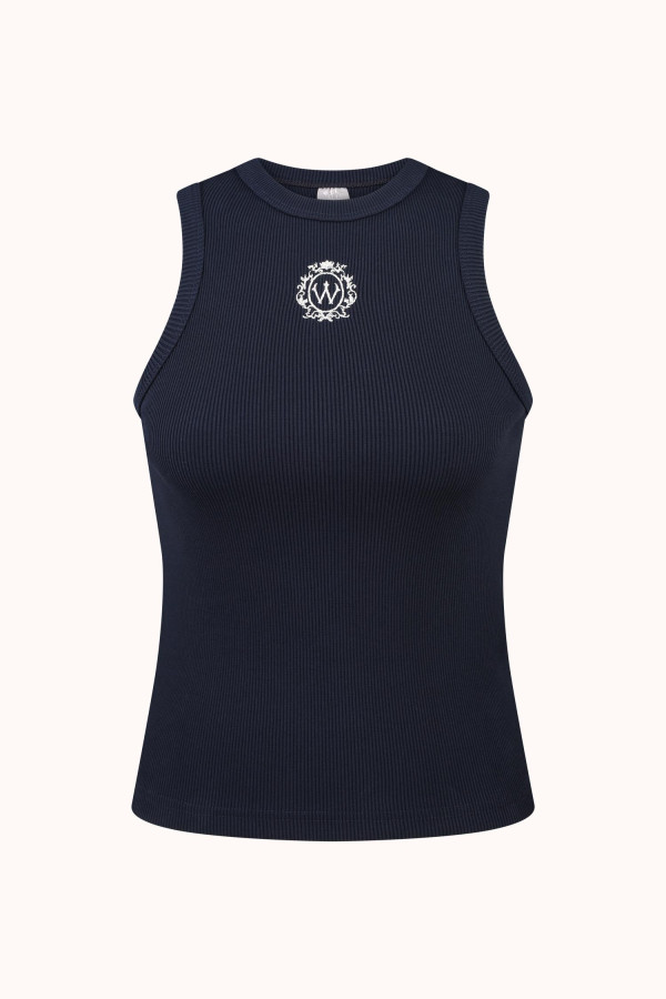 ТОП У РУБЧИК | NAVY BLUE / MILK