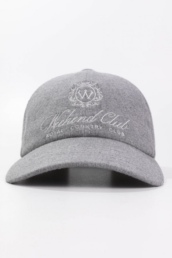 КЕПКА WEEKEND CLUB Wool Light  Grey