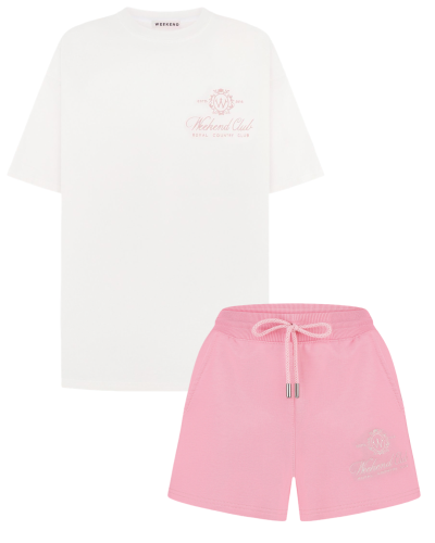 Костюм WEEKEND CLUB Pink & Milk