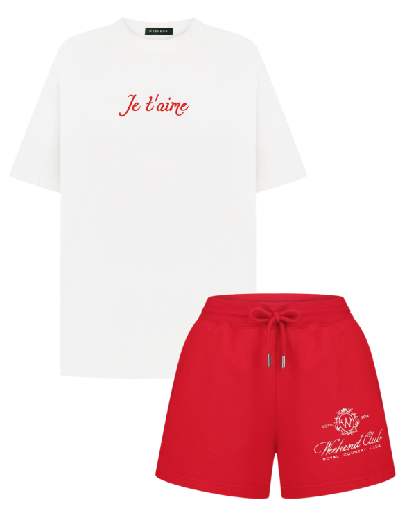 Костюм WEEKEND CLUB Je t’aime & Red