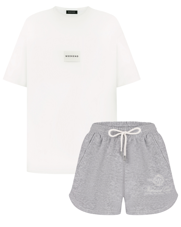 Костюм WEEKEND CLUB Milk & Grey Terry