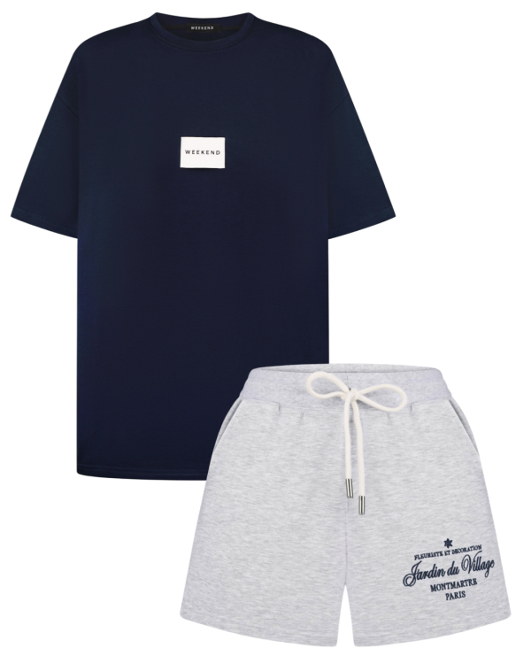 Костюм WEEKEND CLUB Navy & Jardin du Village Grey
