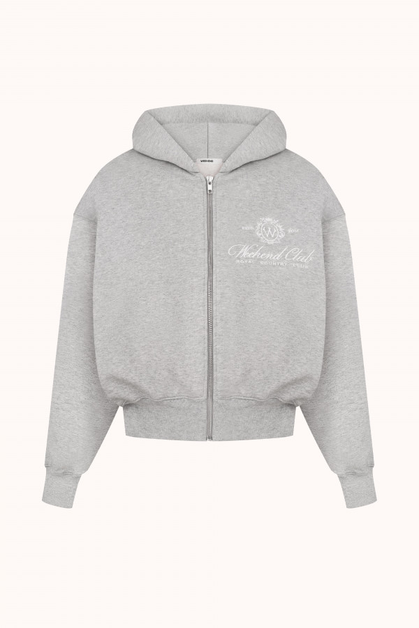 ЗІП ХУДІ УТЕПЛЕНЕ ВКОРОЧЕНЕ WEEKEND CLUB Grey