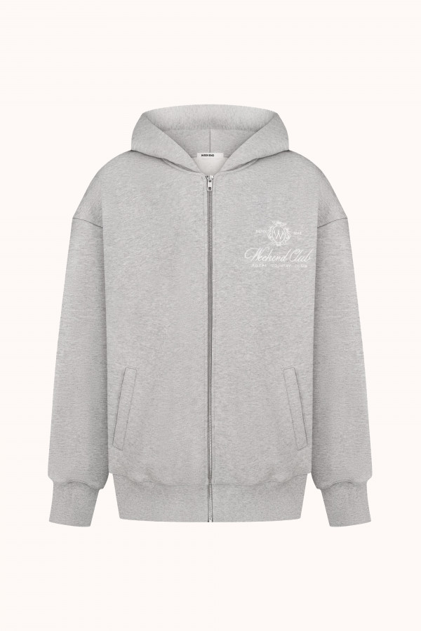 ЗІП ХУДІ УТЕПЛЕНЕ WEEKEND CLUB  Mid Grey