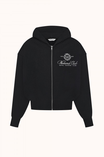 ЗІП ХУДІ УТЕПЛЕНЕ ВКОРОЧЕНЕ WEEKEND CLUB Black