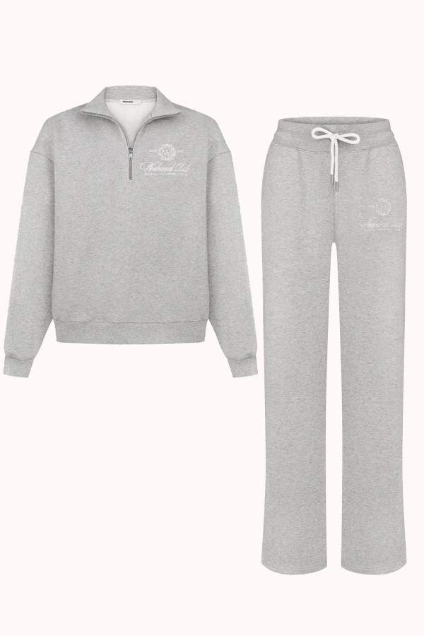 КОСТЮМ УТЕПЛЕНИЙ| MEDIUM HEATHER GREY / MILK