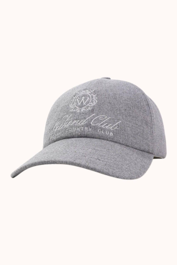 КЕПКА WEEKEND CLUB Wool Light  Grey