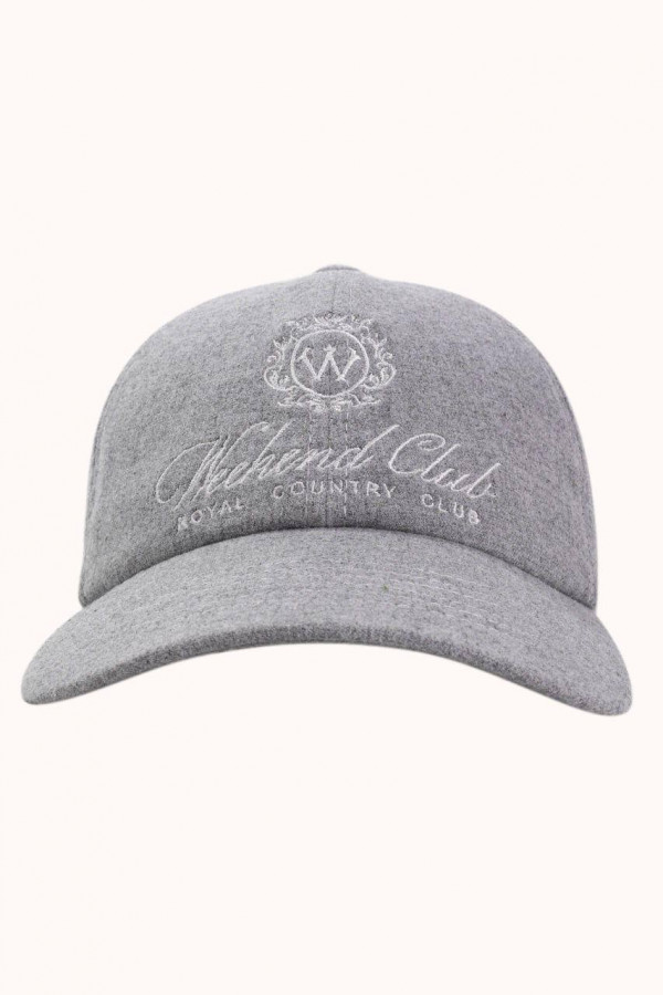 КЕПКА WEEKEND CLUB Wool Light  Grey