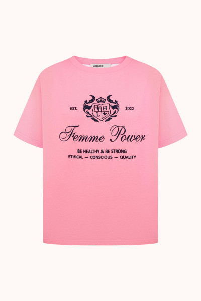 ФУТБОЛКА FEMME POWER | PINK 
