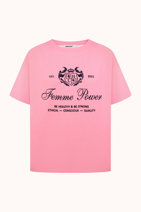 ФУТБОЛКА FEMME POWER | PINK 