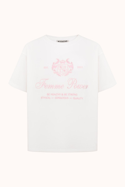 ФУТБОЛКА FEMME POWER| MILK 