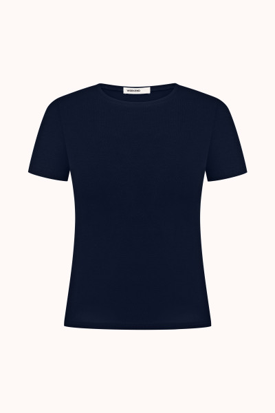 ФУТБОЛКА ВІСКОЗНА SLIM | NAVY