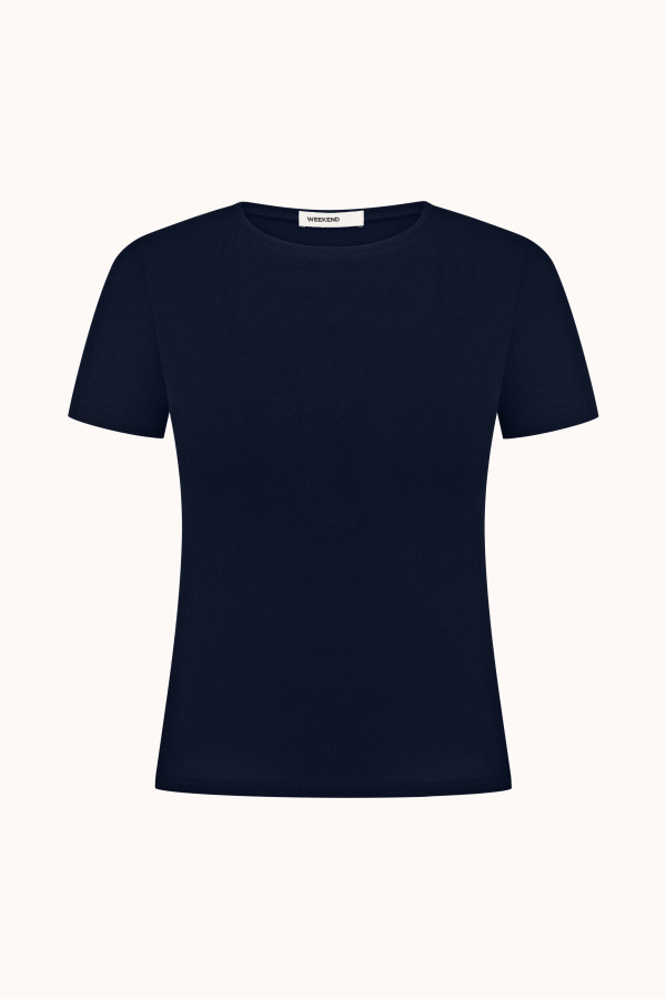 ФУТБОЛКА ВІСКОЗНА SLIM | NAVY