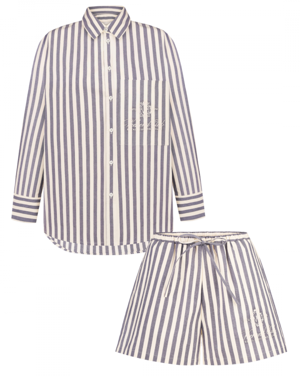 Комплект WEEKEND CLUB Cream–Navy Stripe