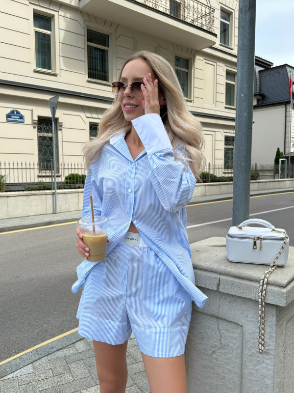 Комплект WEEKEND CLUB  Blue Stripe: Shorts