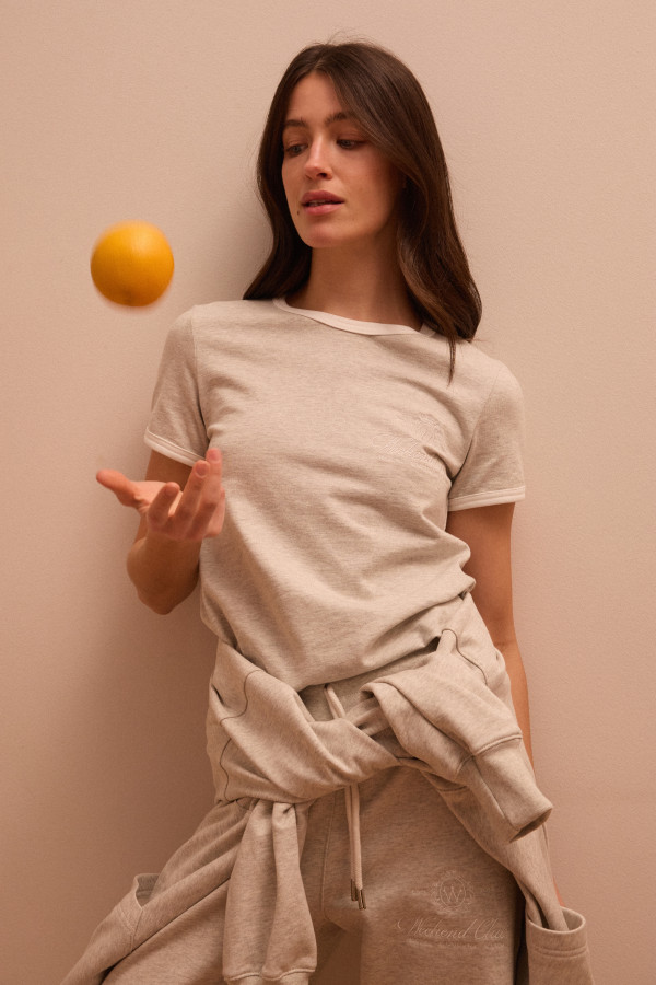 ФУТБОЛКА WEEKEND CLUB Oatmeal heather  FW ’26