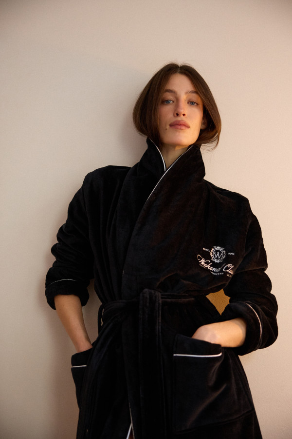 ХАЛАТ WEEKEND CLUB Black