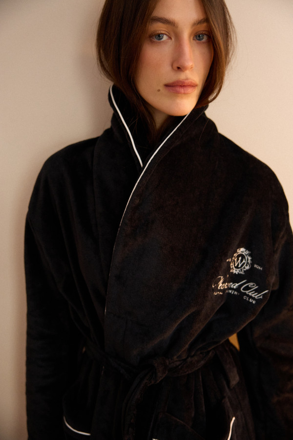 ХАЛАТ WEEKEND CLUB Black