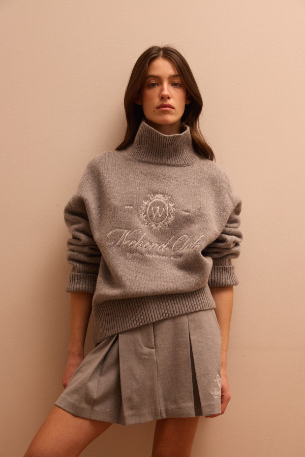 СВЕТР З ГОРЛОМ WEEKEND CLUB Grey
