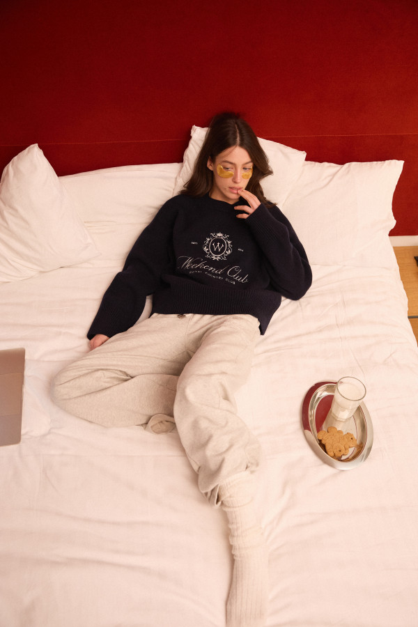 БРЮКИ УТЕПЛЕНІ WEEKEND CLUB Oatmeal heather FW ’26