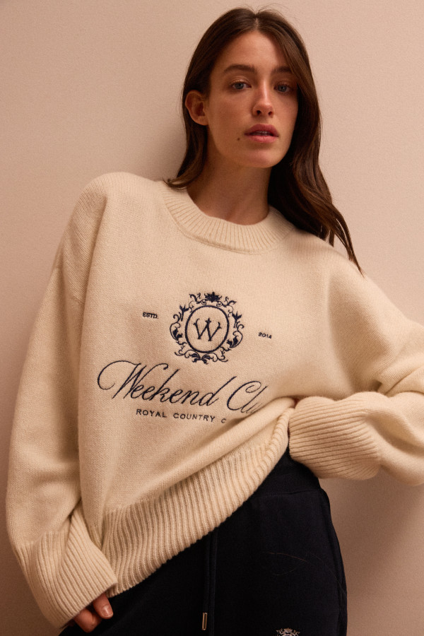 СВЕТР WEEKEND CLUB Milk