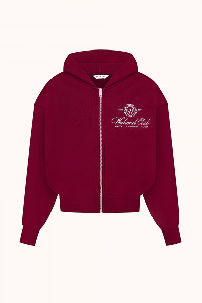 ЗІП ХУДІ УТЕПЛЕНЕ ВКОРОЧЕНЕ WEEKEND CLUB Bordeaux