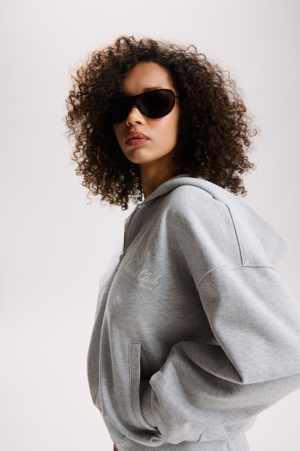 ЗІП ХУДІ УТЕПЛЕНЕ WEEKEND CLUB  Mid Grey