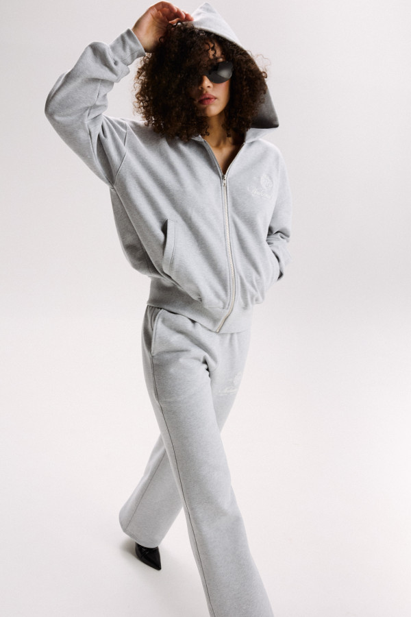 ЗІП ХУДІ УТЕПЛЕНЕ WEEKEND CLUB  Mid Grey